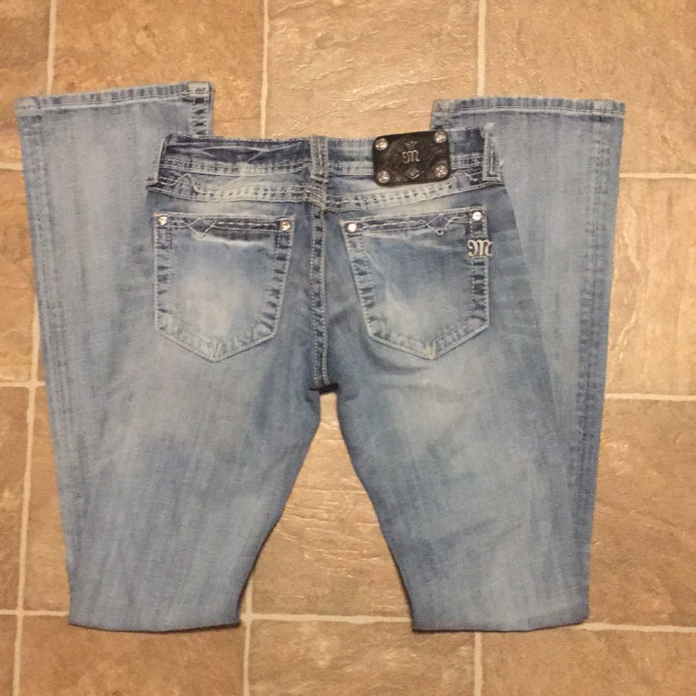 Miss me buckle boot cut jeans 27 long